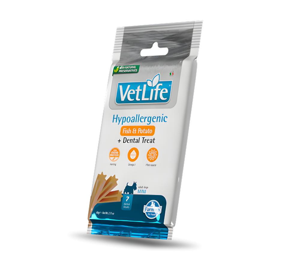 Farmina Vet Life Treat Hypoallergenic Peixe Cão Mini 