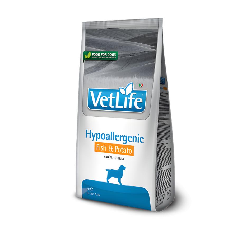 Farmina Vet Life Cão Hypoallergenic Peixe e Batata