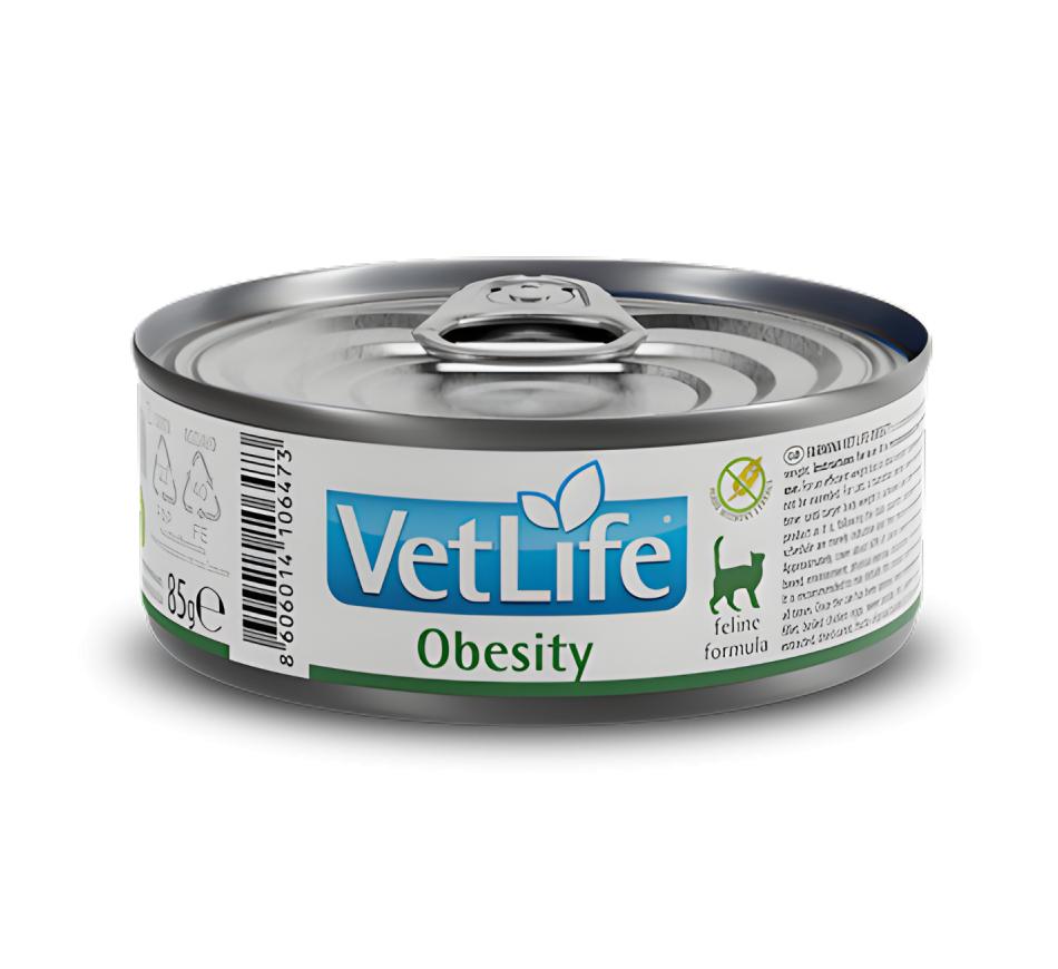 Farmina Vet Life Natural Diet Wet Gato Obesity 