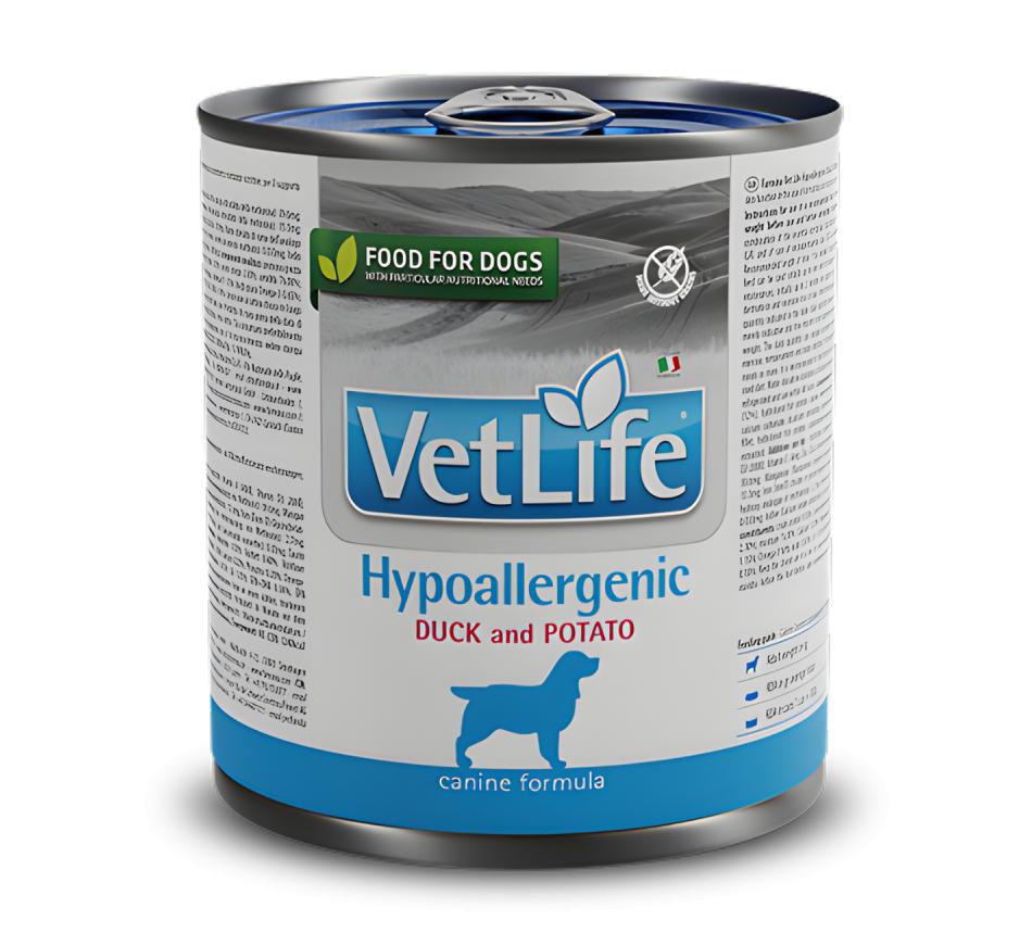 Farmina Vet Life Wet Cão Hypoallergenic Pato 