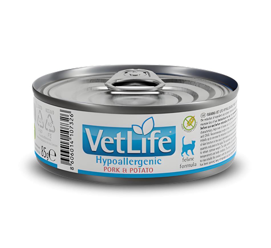 Farmina Vet Life Wet Gato Hypoallergenic Porco 