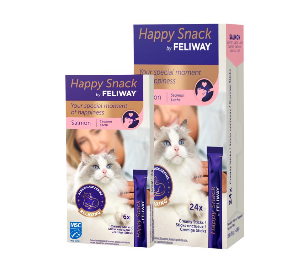 Feliway Happy Snack Calmante Salmão