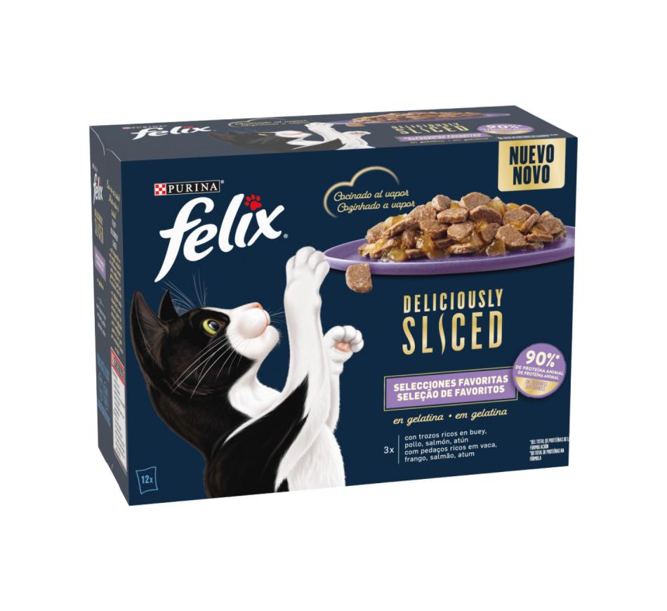 Felix Deliciously Sliced Seleção de Favoritos em Gelatina