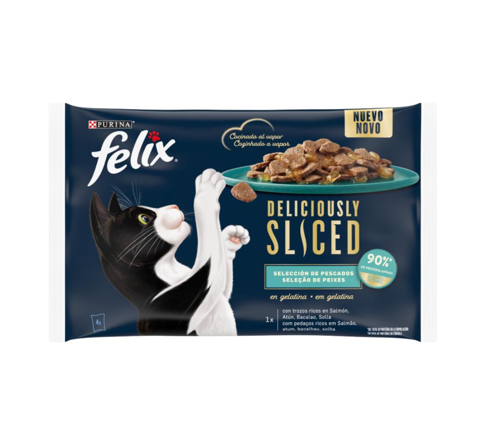 Felix Deliciously Sliced Seleção de Peixes em Gelatina