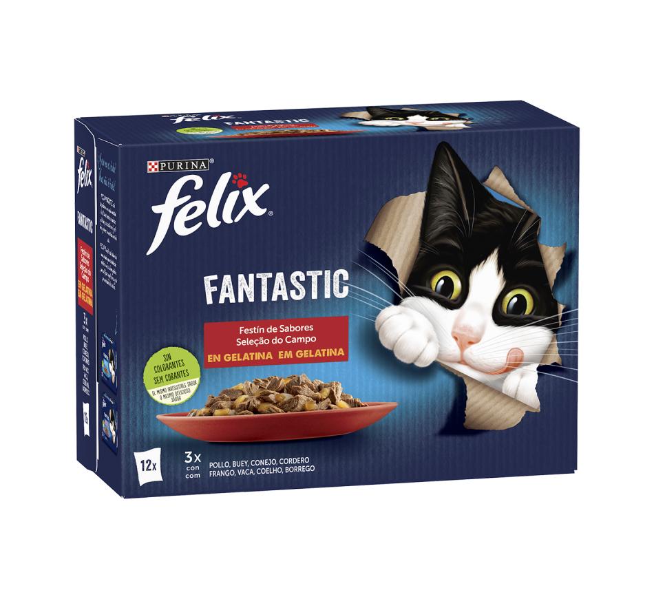 Felix Fantastic Banquete de Carnes em Gelatina