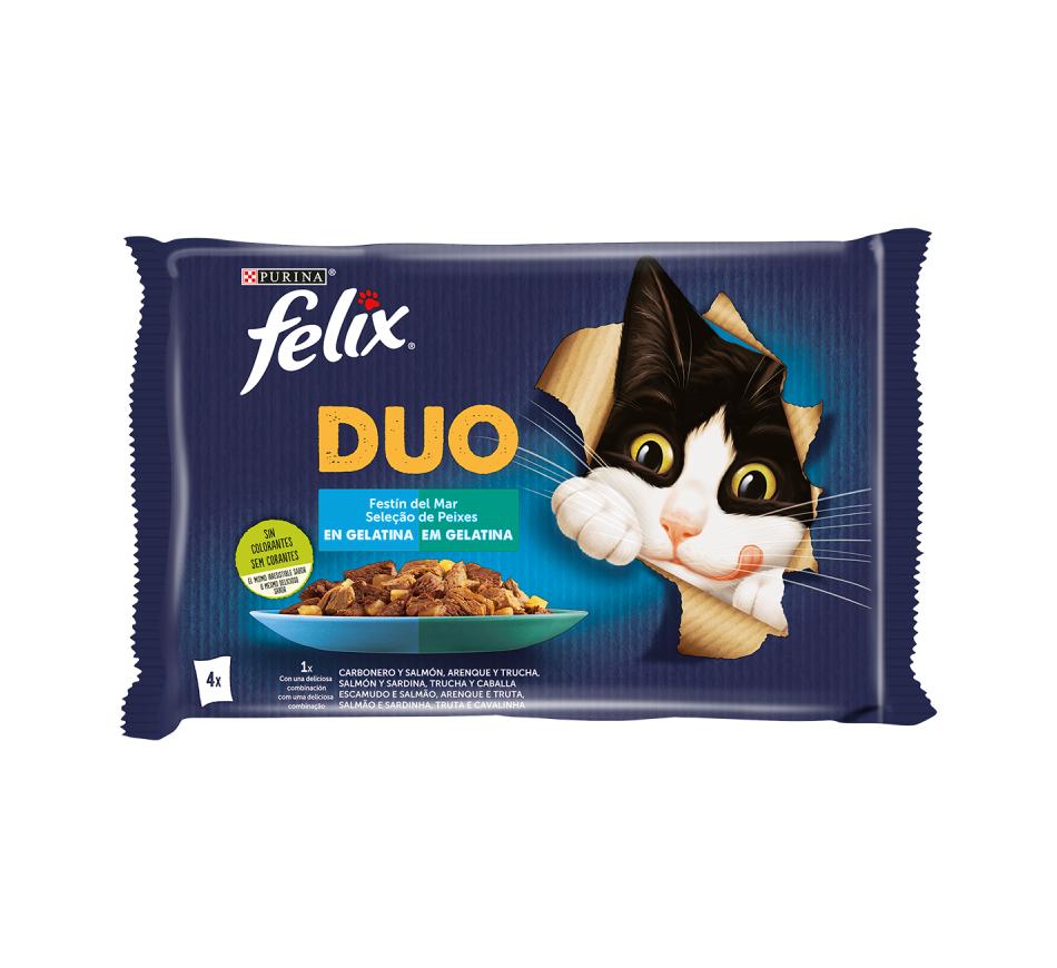 Felix Fantastic Duo Delicious Seleção Peixe em Gelatina