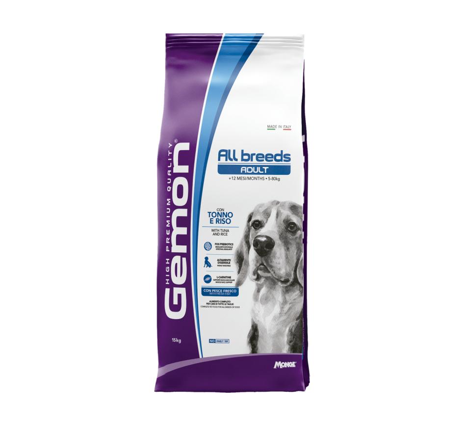 Gemon Cão All Breeds Adult Atum e Arroz