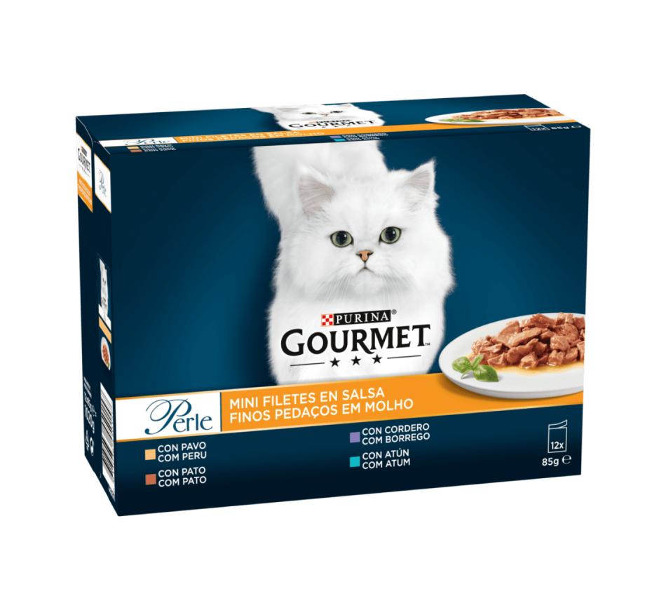 Gourmet Perle Finos Pedaços em Molho Peru, Atum, Pato, Borrego