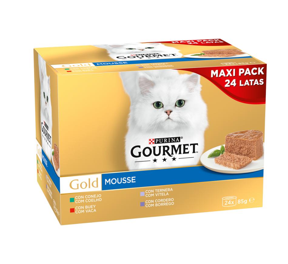 Gourmet Gold Seleção de Mousses 4 Sabores (24x85gr)