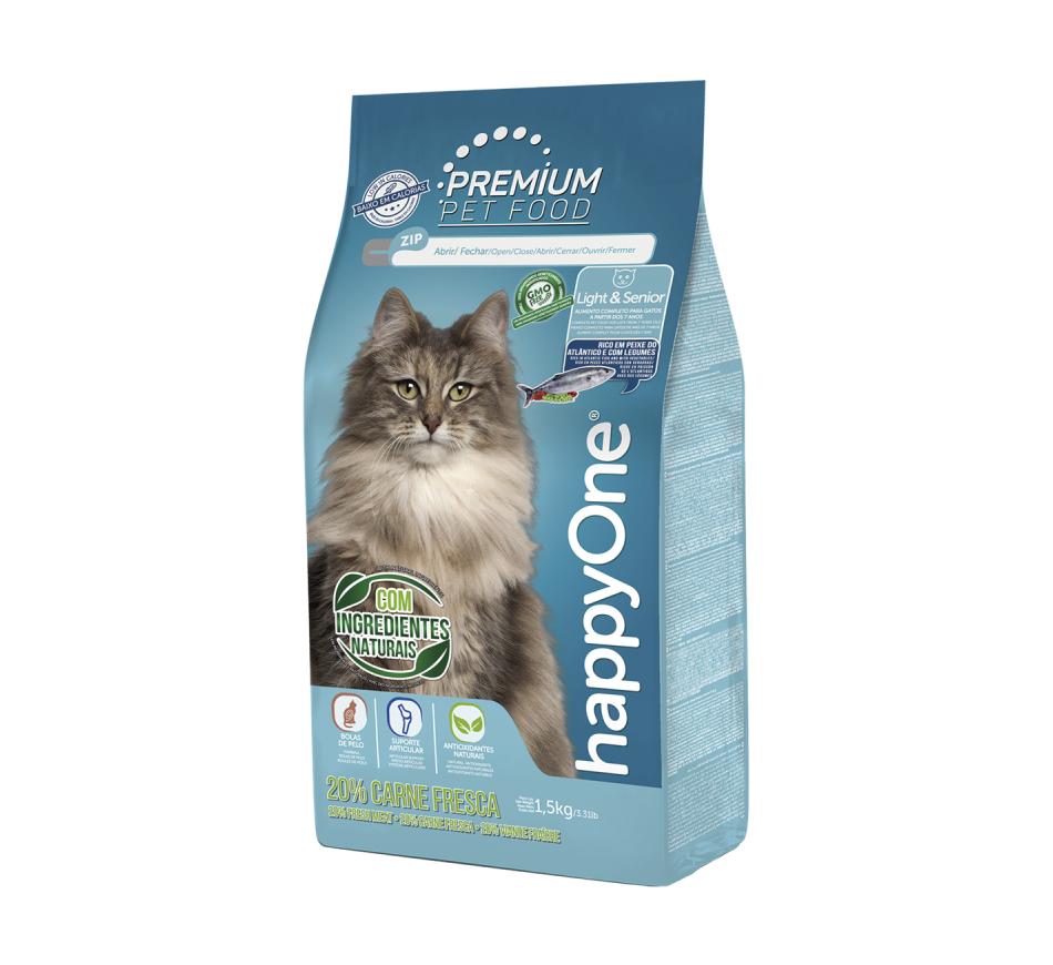 Happyone Premium Gato Light e Senior - Carne Fresca