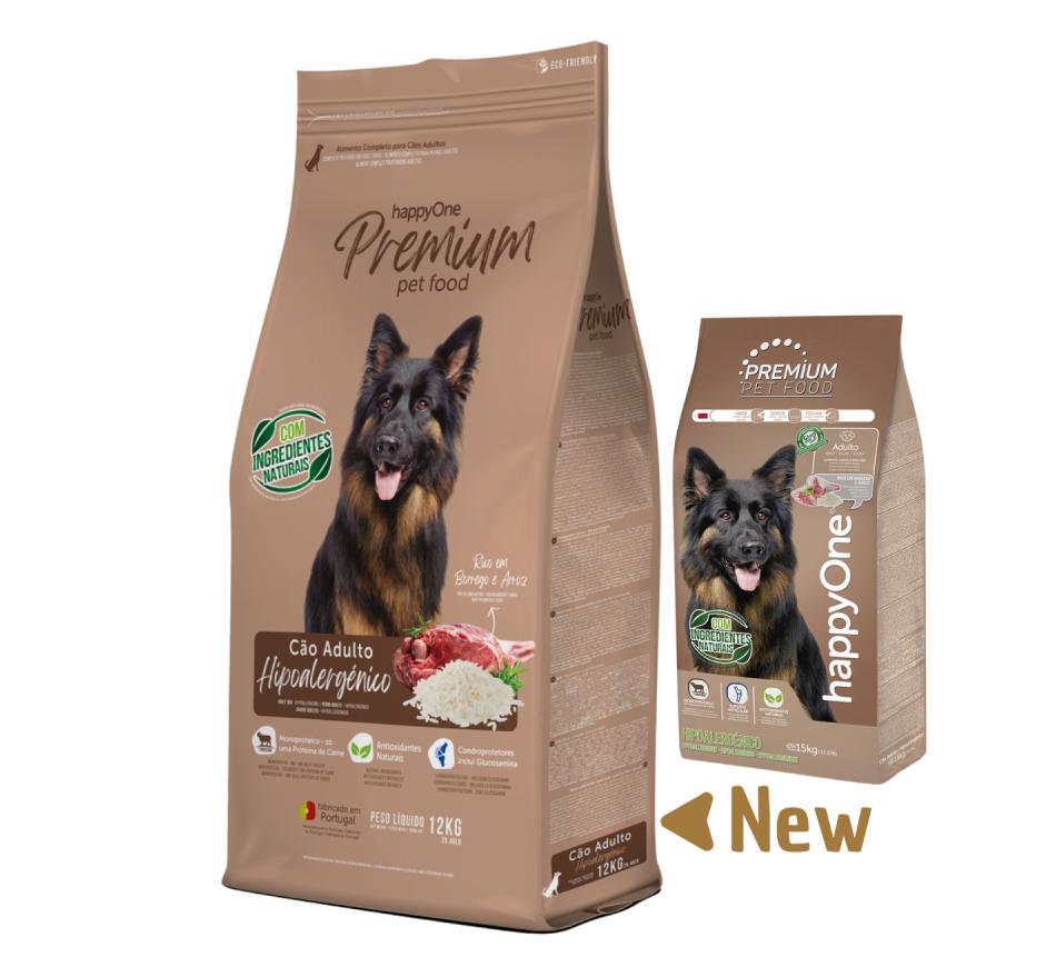 Happyone Premium Cão Adulto Hipoalergénico Borrego