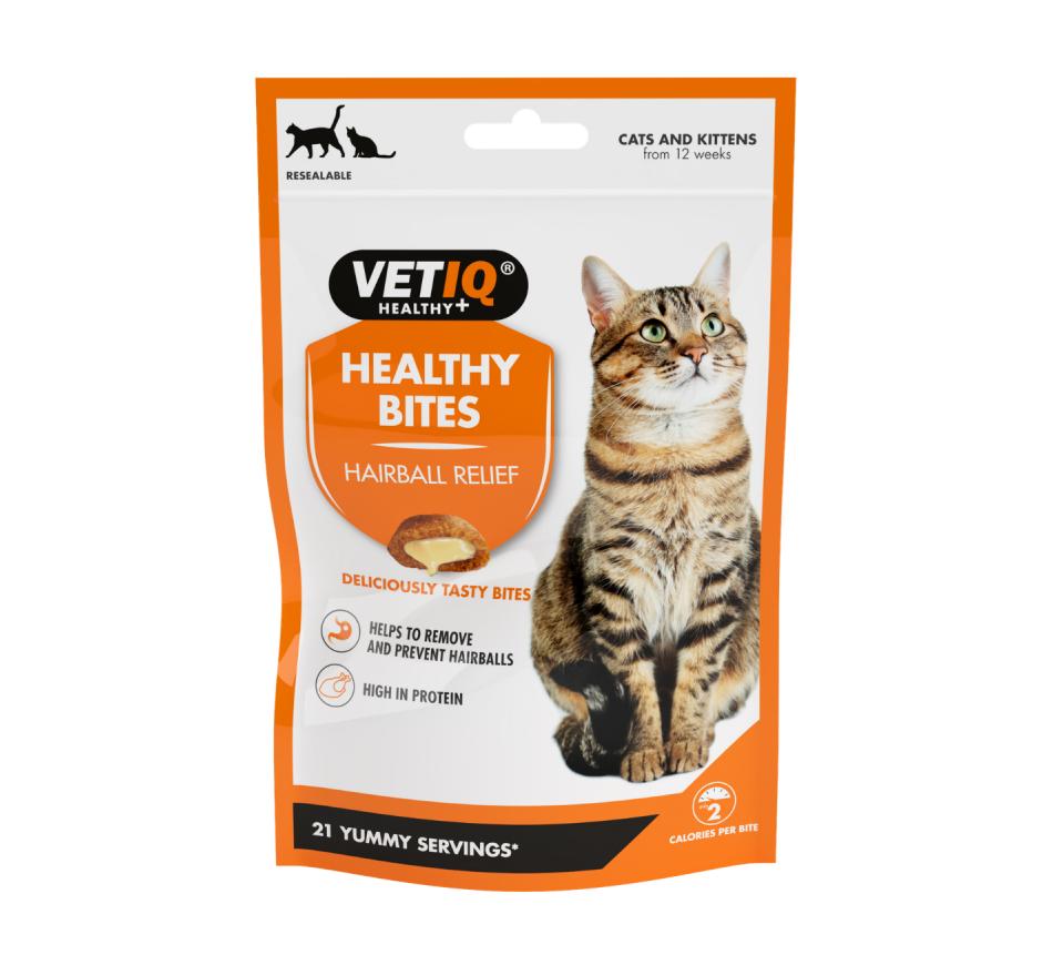 Healthybites Cat Hairball Remedy Treats - Vetiq M&C