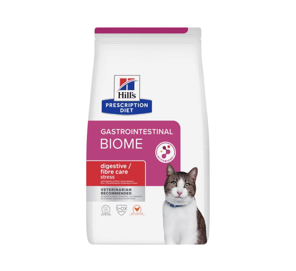 Hill's Prescription Diet Gato Gastrointestinal Biome Stress com Frango