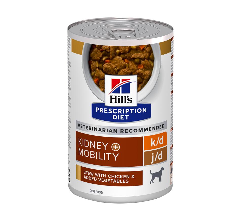 Hill's Prescription Diet Cão k/d & j/d + Mobility Stew Frango e Vegetais