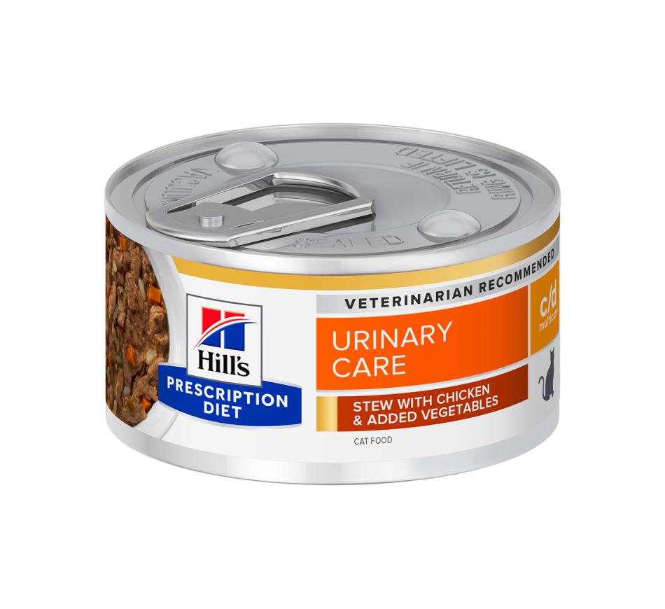 Hill's Prescription Diet Gato c/d Multicare Urinary Care Stew Frango & Legumes
