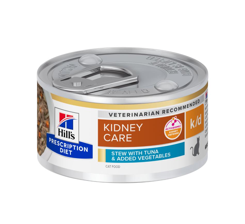  Hill's Prescription Diet Gato k/d Kidney Care Stew Atum & Vegetais