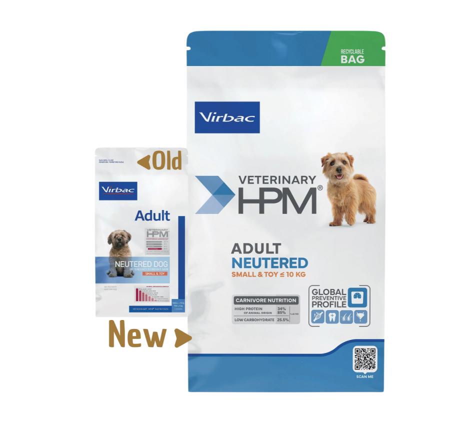 Hpm Adult Dog Neutered Small & Toy - Virbac