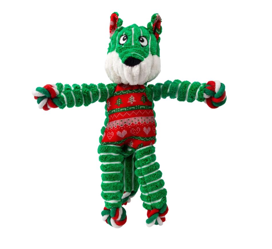 Kong Holiday Cão Floppy Knots Fox