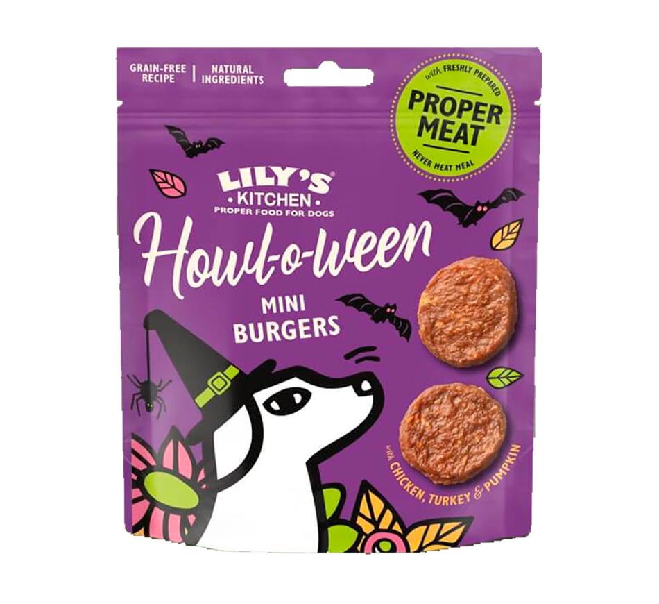 Lily's Kitchen Cão Snack Halloween Frango, Perú e Abóbora