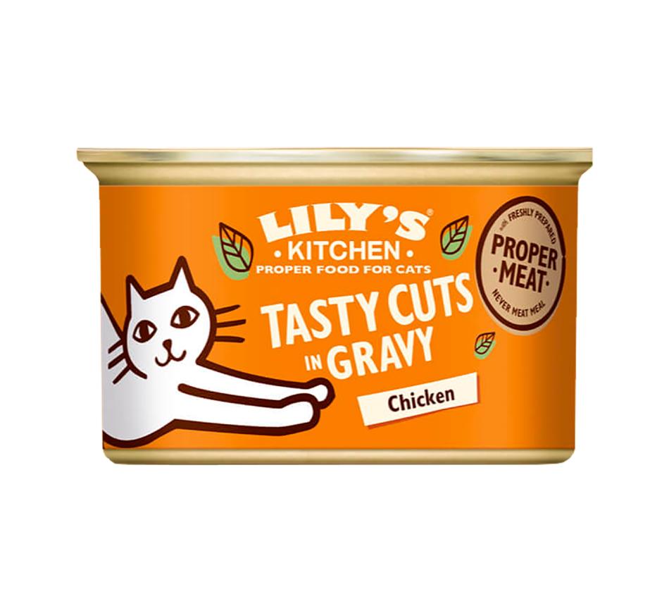 Lily's kitchen Gato Tasty Cuts em Molho Frango