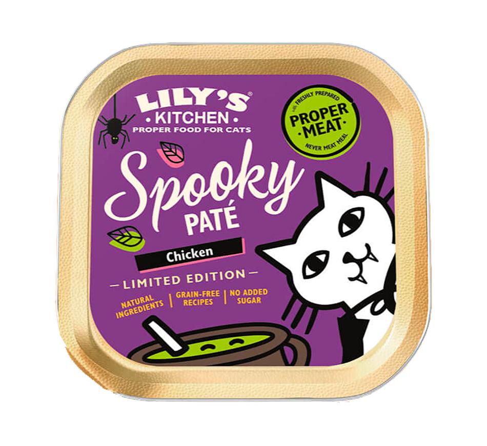 Lily's kitchen Gato Halloween Patê Frango