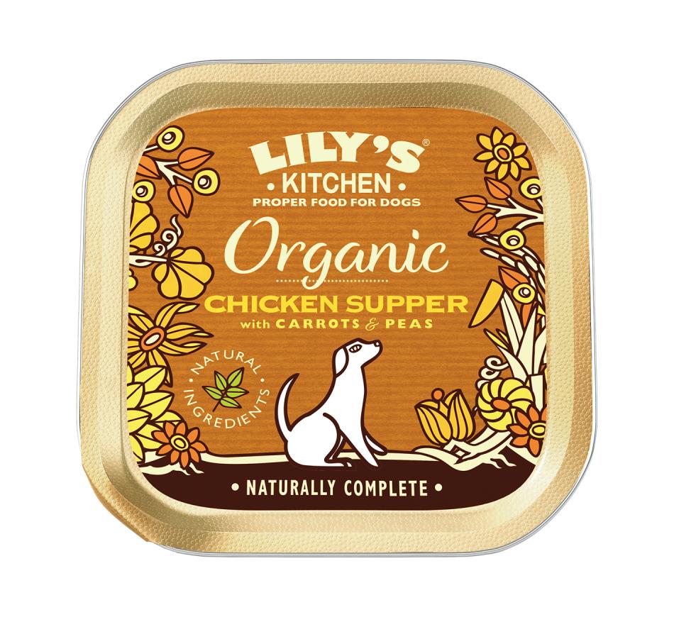 Lily's kitchen Cão Organic Patê Frango