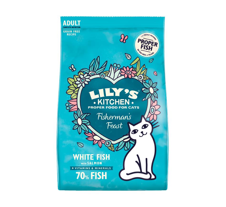 Lily's Kitchen Gato Fisherman's Fish - Peixe Branco e Salmão