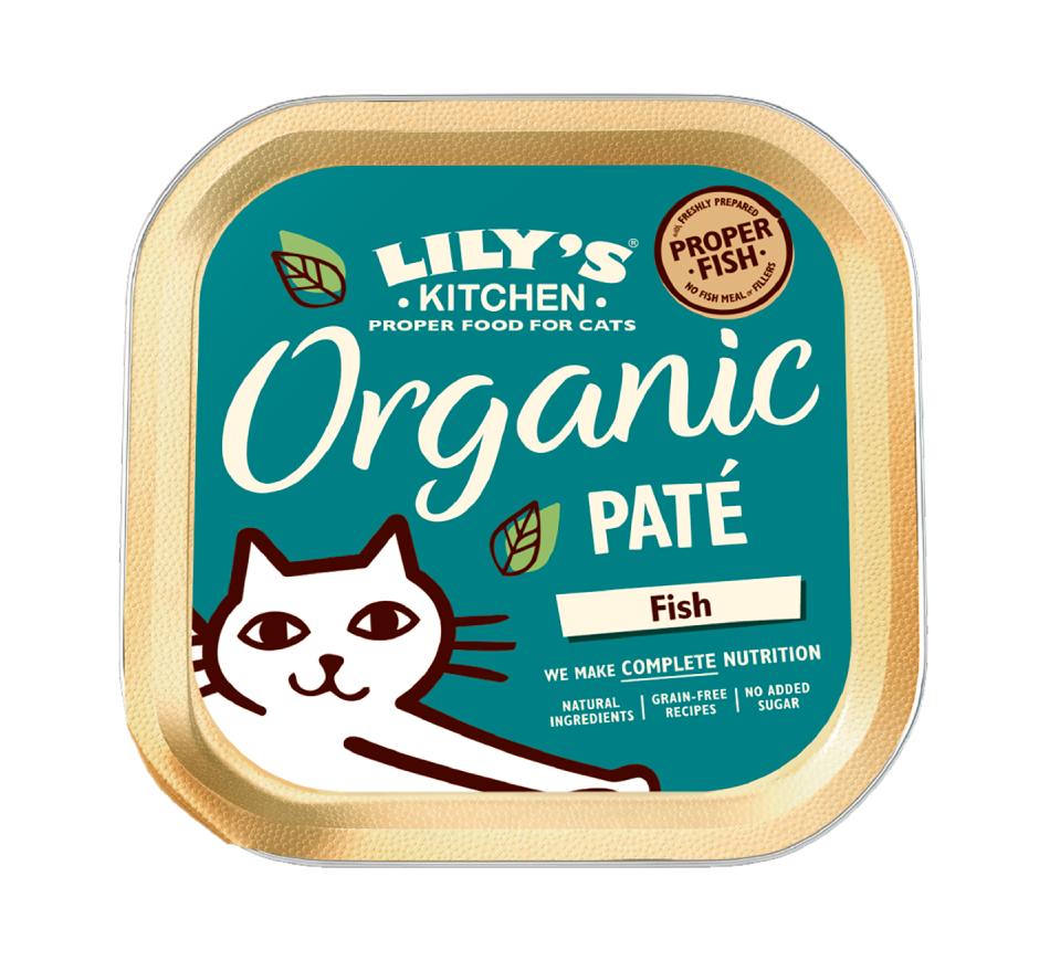 Lily's Kitchen Gato Organic Paté Peixe