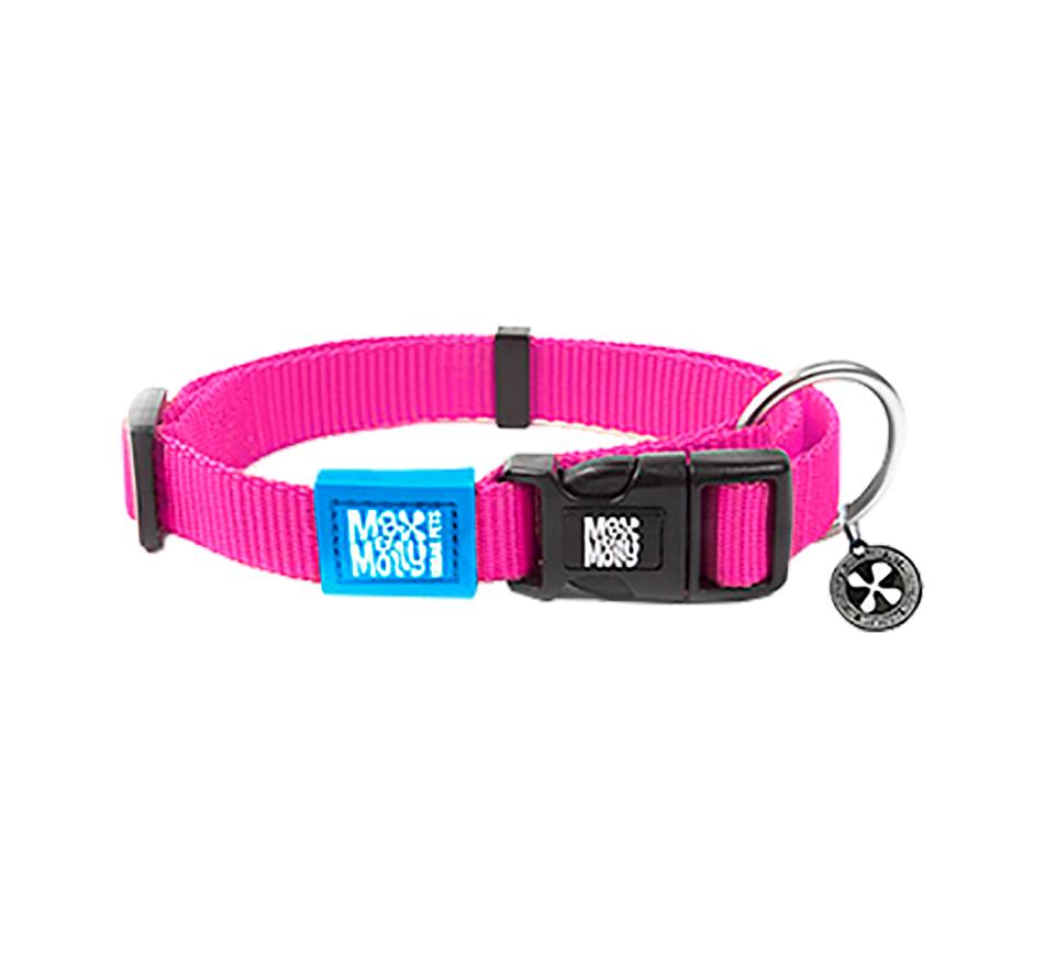 Coleira Pure Line Pink Cão - Max & Molly