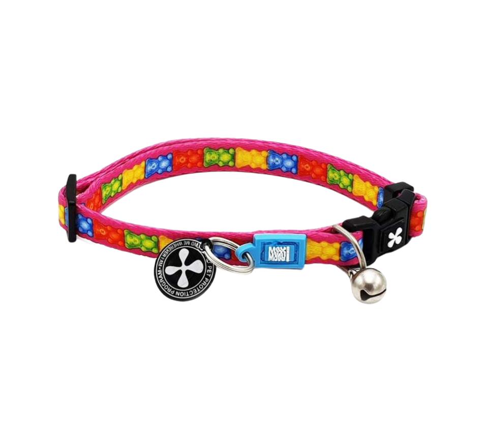 Coleira Smart ID Gato Jelly Bears - Max & Molly
