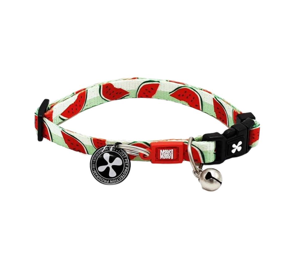 Coleira Smart ID Gato Watermelon - Max & Molly