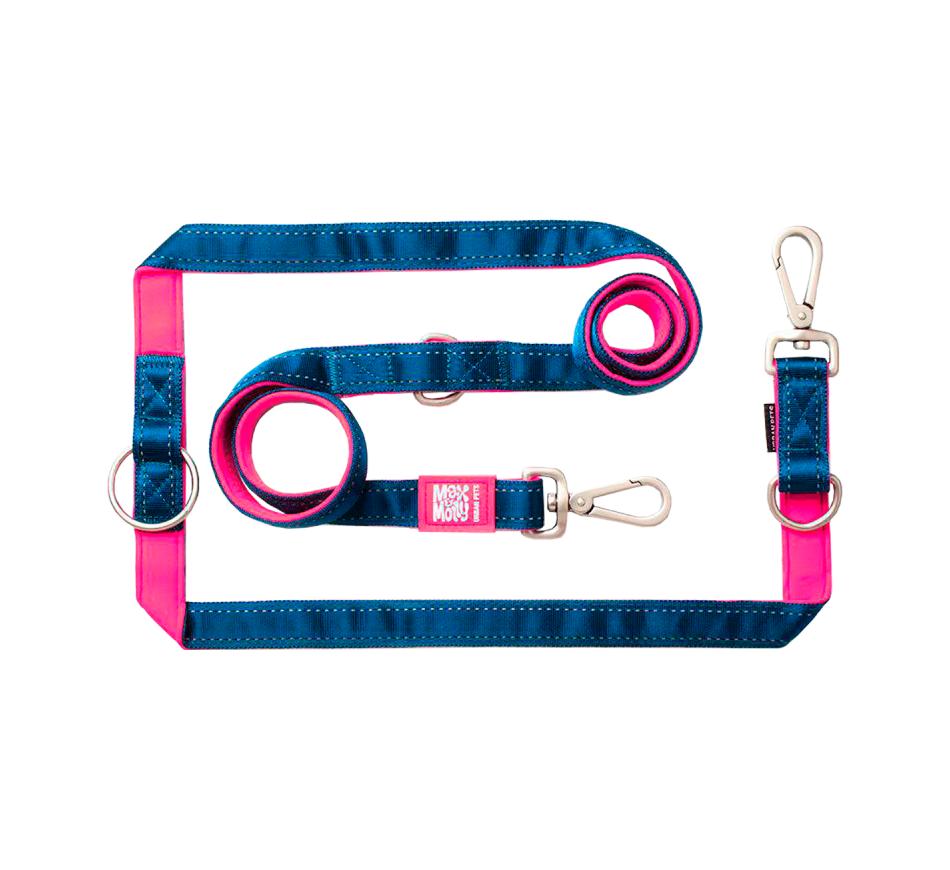 Trela Multifunções Cão Matrix Pink- Max & Molly