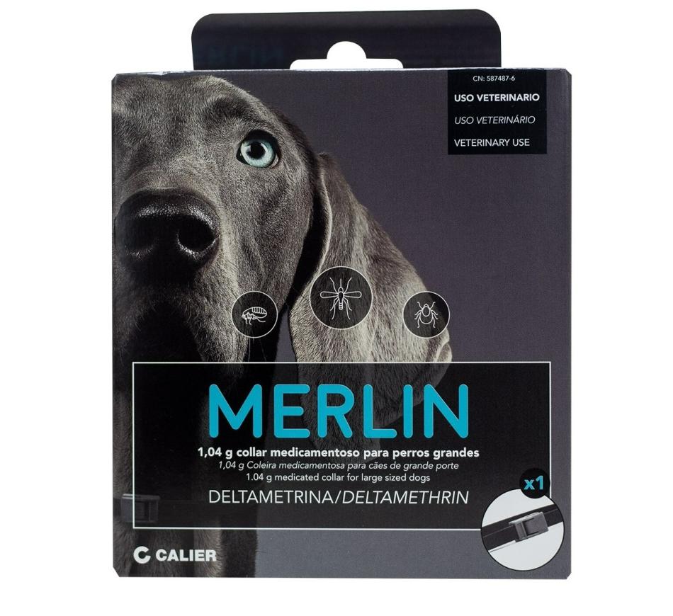 Merlin - Coleira Antiparasitária Cão