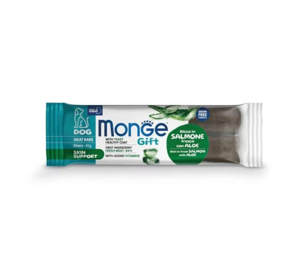 Monge Gift Meat Bars Cão Adulto Skin Support - Salmão e Aloe