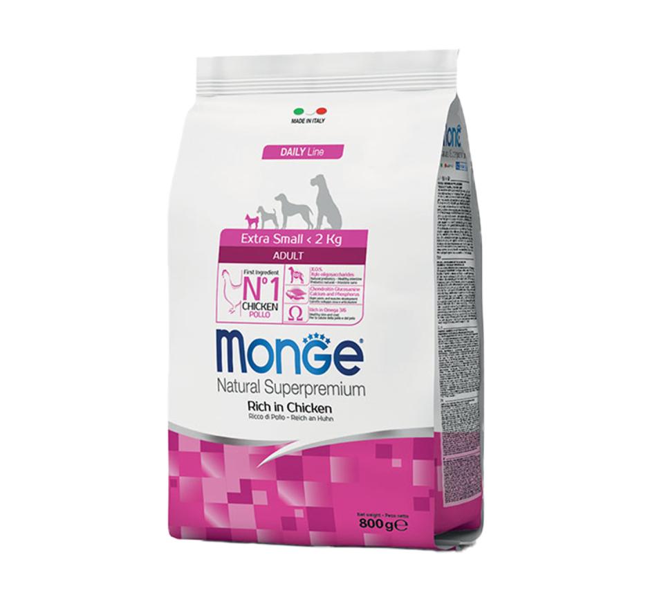 Monge Daily Line Adult Dog Extra Small - Frango