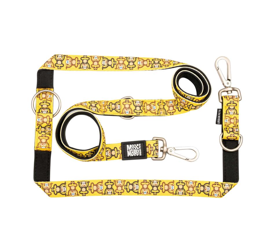 Trela Multifunções Cão Monkey Maniac - Max & Molly