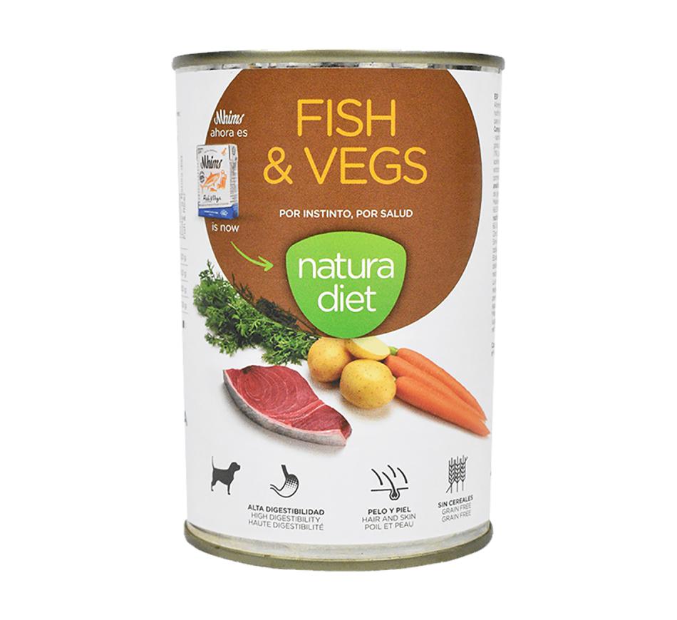 Natura Diet Wet Cão Peixe & Vegetais