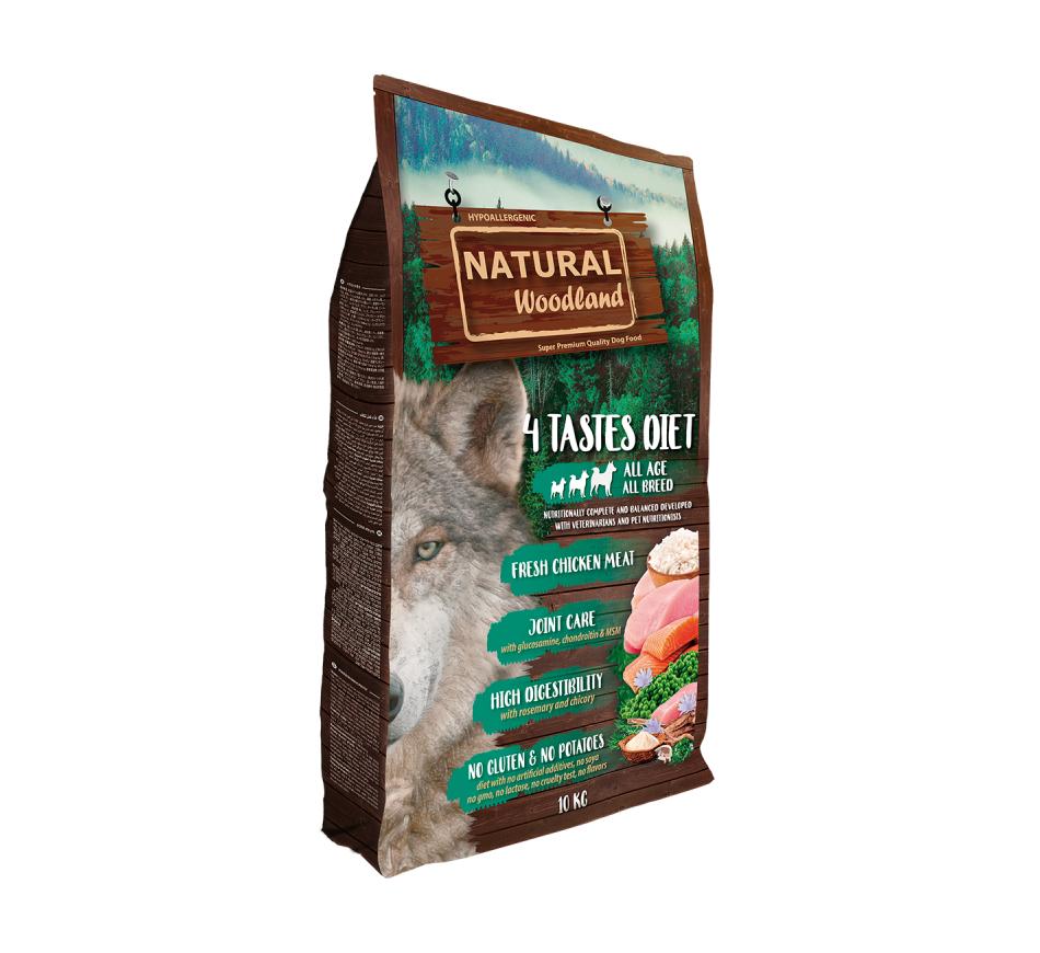 Natural Woodland Cão 4 Tastes Diet