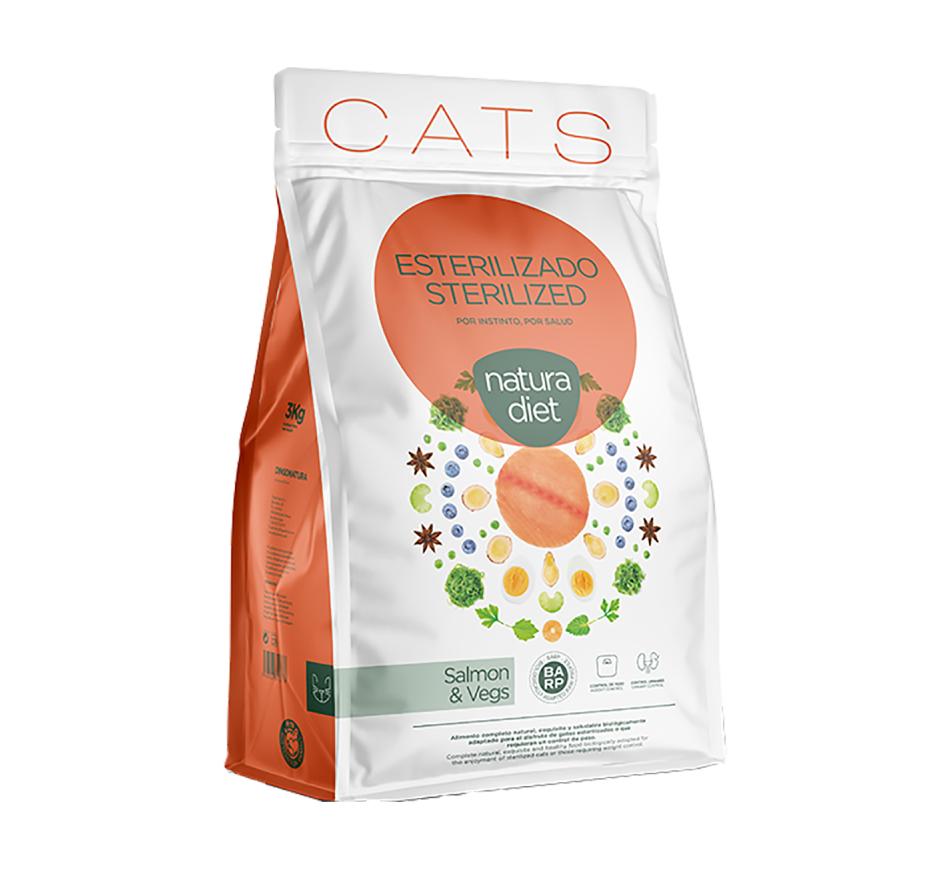 Natura Diet Gato Esterilizado Salmão