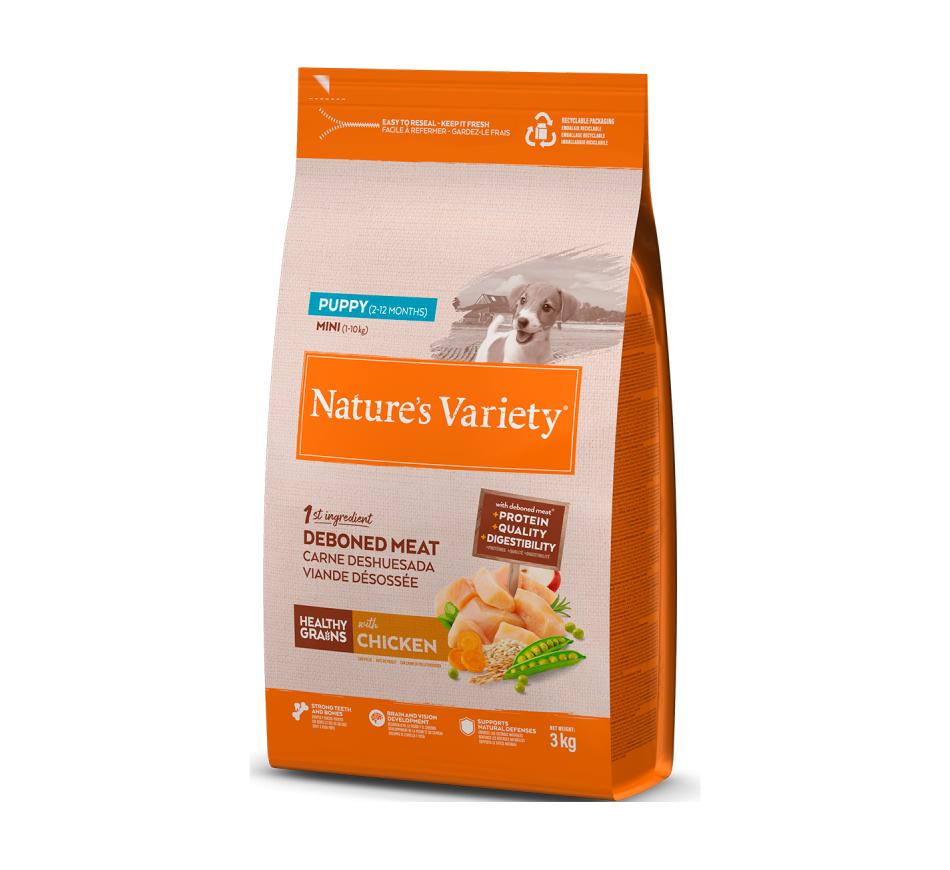 Nature's Variety Healthy Grain Cão Puppy Mini - Frango
