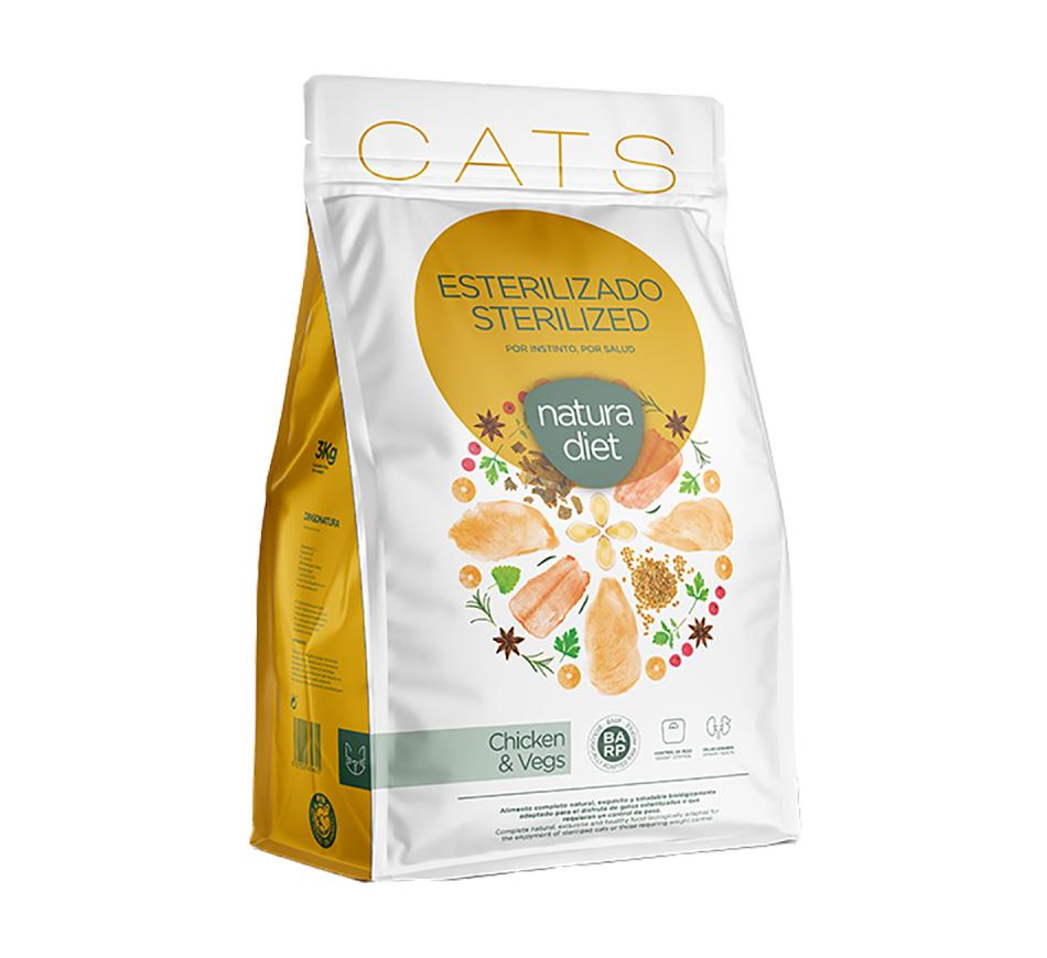 Natura Diet Gato Esterilizado Frango