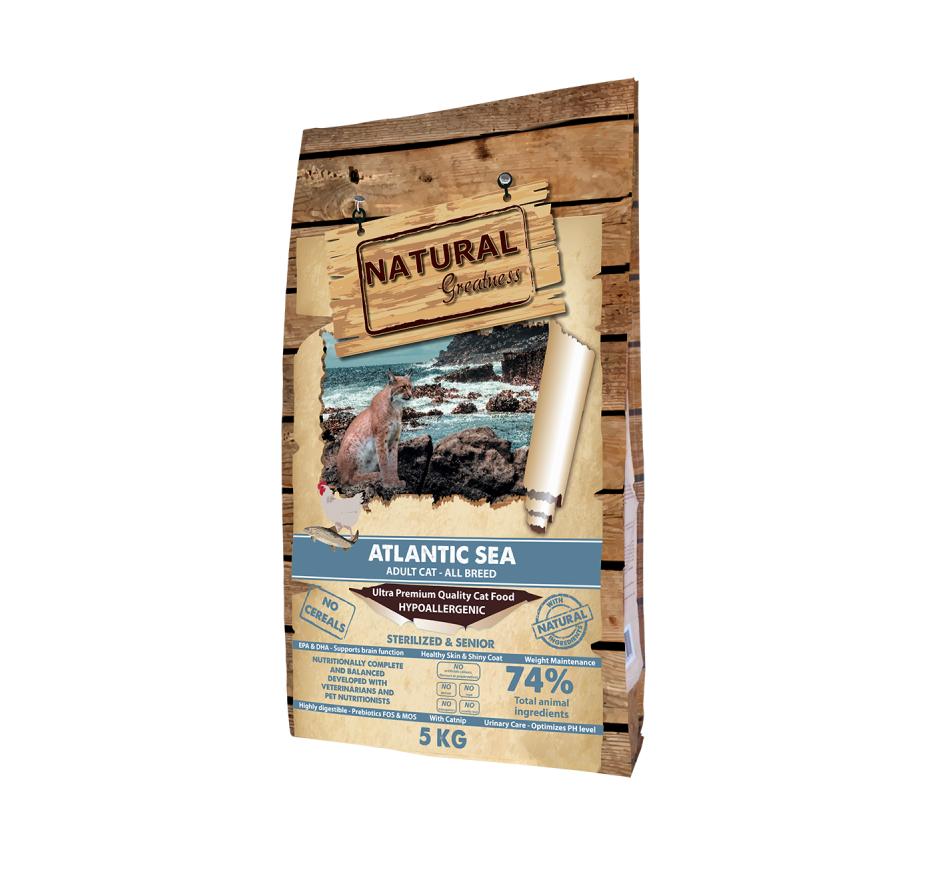 Natural Greatness Gato Adulto & Senior Sterilised Atlantic Sea