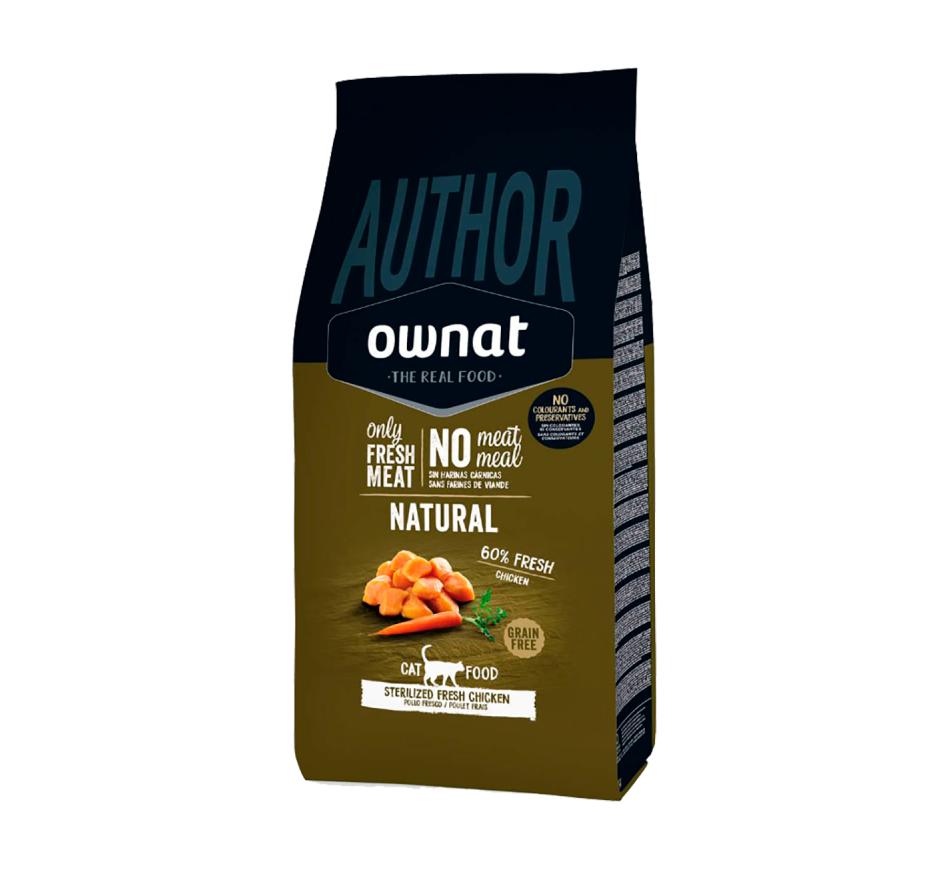 Ownat Author Gato Grain Free Sterilized Fresh Chicken