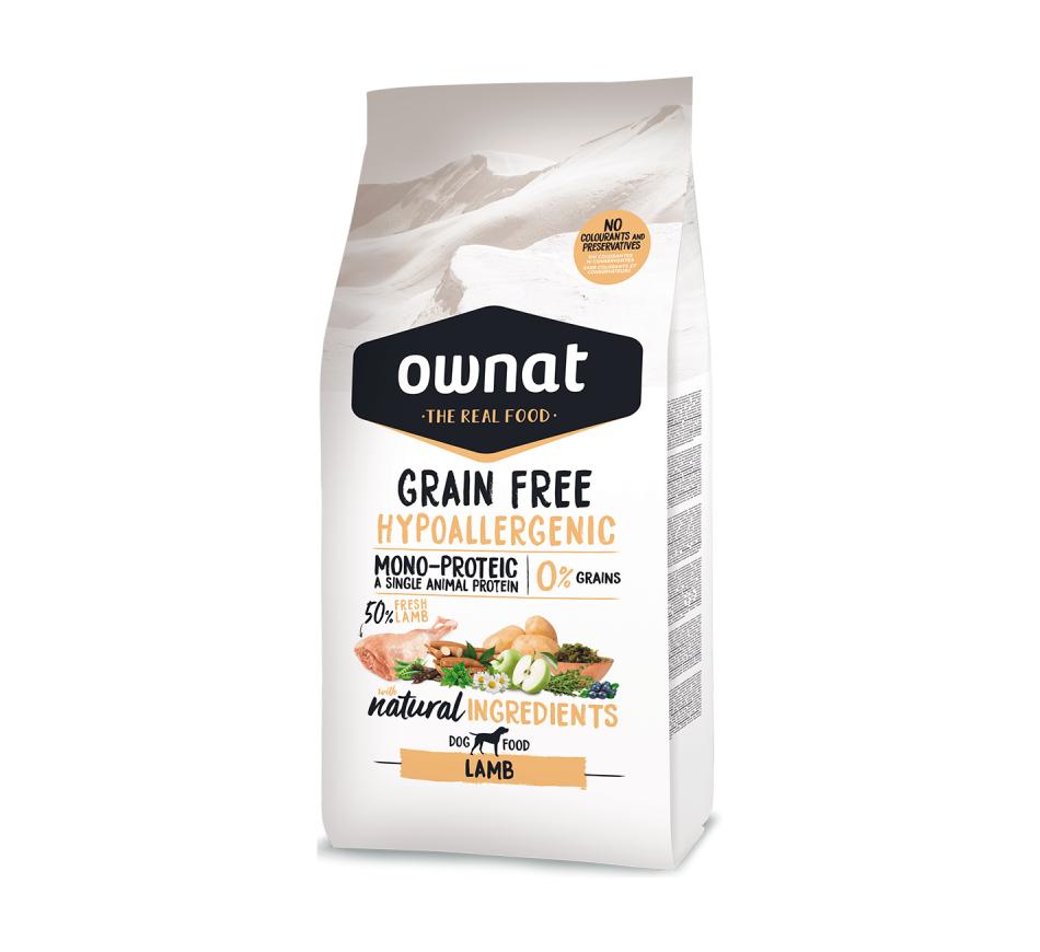 Ownat Grain Free Hypoallergenic Cão - Borrego