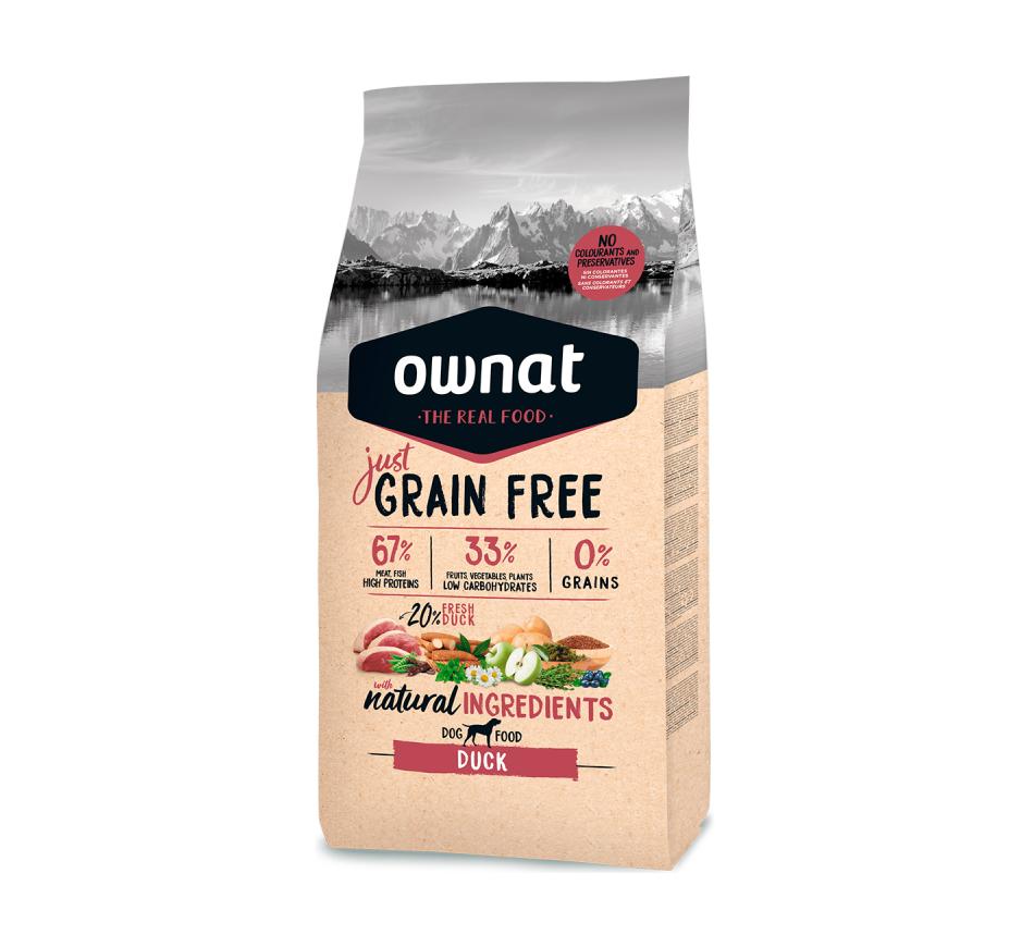 Ownat Just Grain Free Cão Adulto - Pato