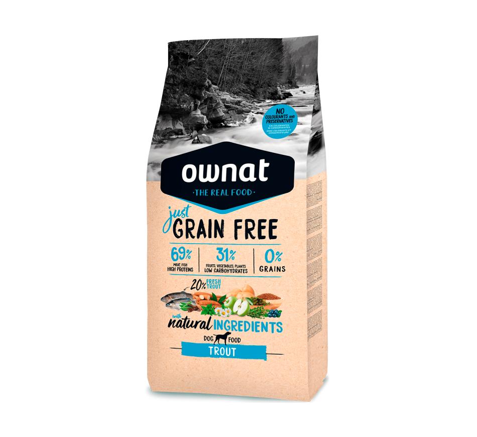 Ownat Just Grain Free Cão Adulto - Truta