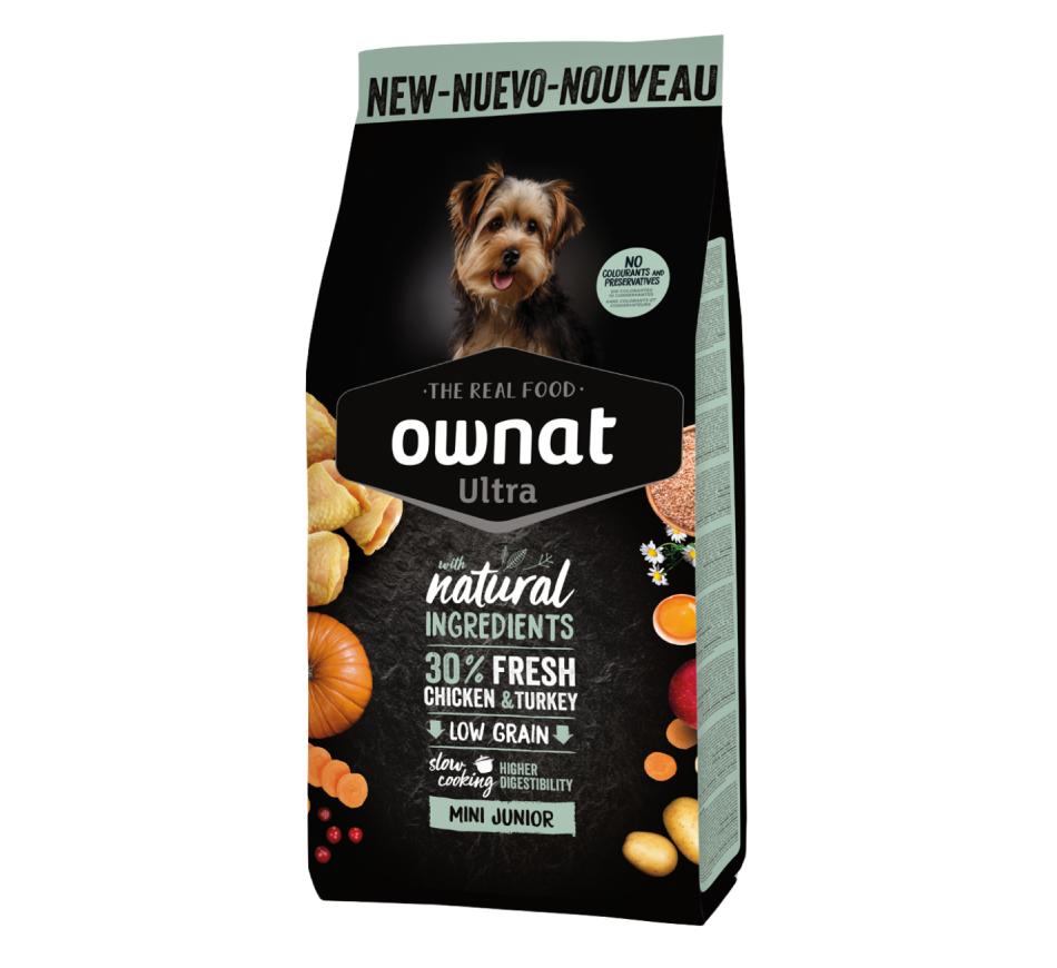 Ownat Ultra Cão Mini Junior Frango e Peru 