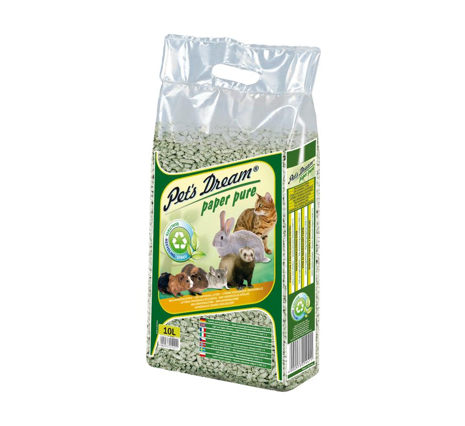 Pet´s Dream Litter de Papel Reciclado Super Absorvente