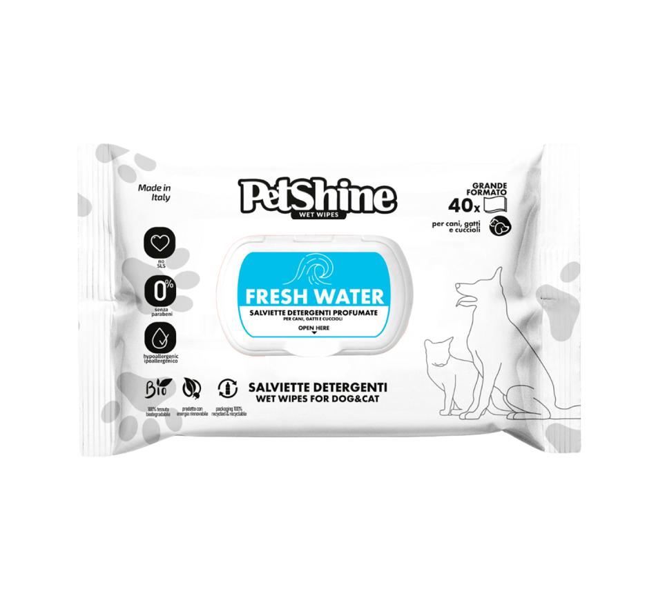 Petshine Toalhetes - Fresh Water