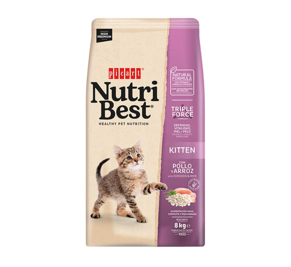 Picart Nutribest Premium Gato Kitten - Frango e Arroz